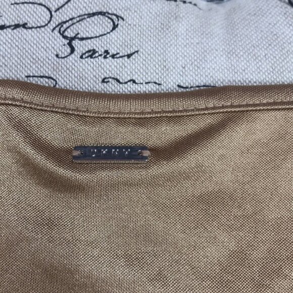 DKNY Gold Blouse - Picture 7 of 7